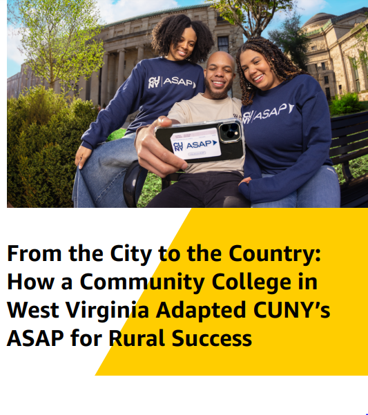 MDRC (@mdrc_news) on Twitter photo From the City to the Country: How a Community College in West Virginia Adapted @CUNYASAP for Rural Success connect.chronicle.com/rs/931-EKA-218… via <a href="/Arnold_Ventures/">Arnold Ventures</a> & <a href="/chronicle/">The Chronicle of Higher Education</a> From the City to the Country: How a Community College in West Virginia Adapted @CUNYASAP for Rural Success connect.chronicle.com/rs/931-EKA-218… via <a href="/Arnold_Ventures/">Arnold Ventures</a> & <a href="/chronicle/">The Chronicle of Higher Education</a>