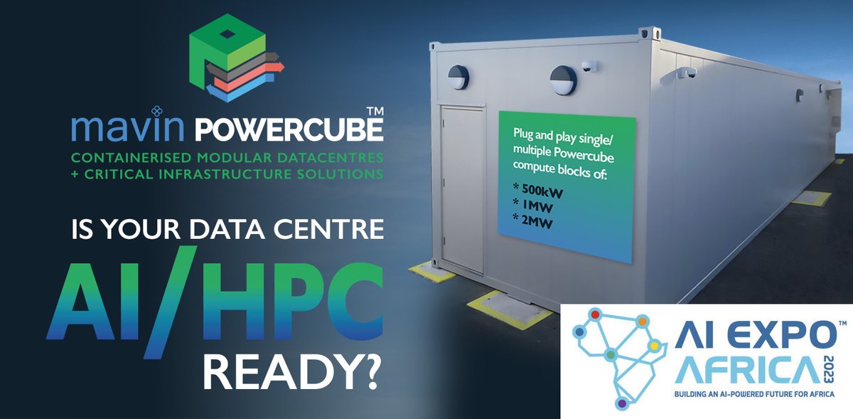 🎉 Our team have arrived in #Johannesburg for AI Expo Africa! 🇿🇦

Looking forward to connecting with delegates and exhibitors, and talking about our AI/HPC ready data centre solutions ✅

#AIExpoAfrica #SouthAfrica #AI #ArtificialIntelligence #MavinLife #datacentres