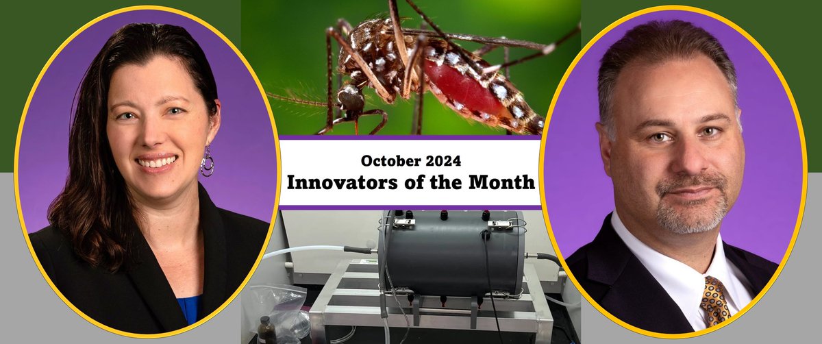 Dr. Stephanie Richards and Dr. Sinan Sousan (ECU Department of Public Health) are recognized by the ECU Office of Licensing and Commercialization as “Innovators of the Month” for October 2024 for their wind tunnel invention for insecticide testing. #ECUEnvironmentalHealth