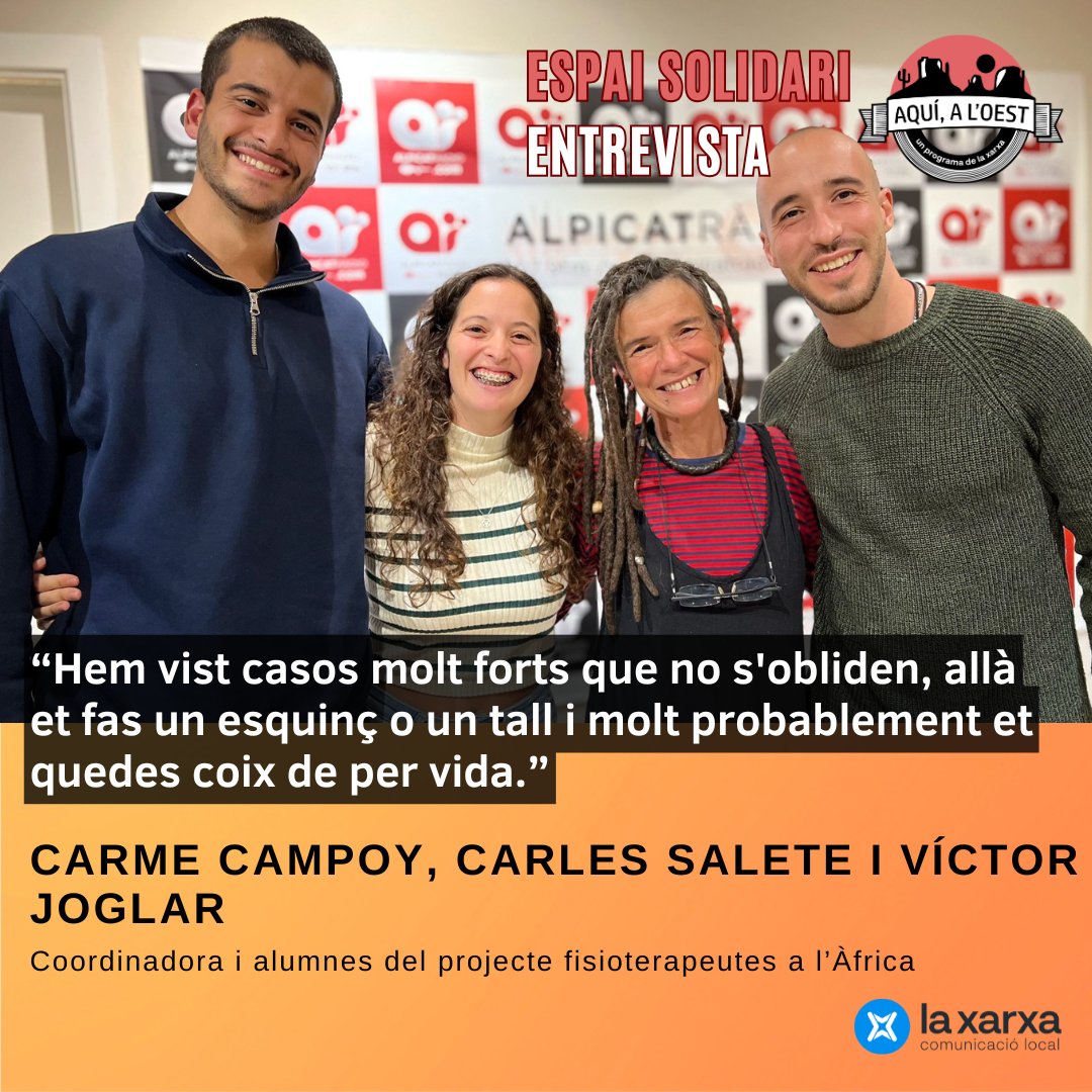 Els voluntaris comparteixen amb nosaltres com aquesta experiència els ha canviat la vida i subratllen la importància de la formació prèvia, que desmitifica mites i prepara per a la realitat del territori. 

📻 Cada dilluns a partir 17.15h a la teva ràdio local!
