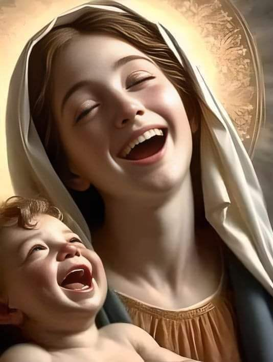 Dio's tweet photo. In rete circolano foto fatte con l'IA false e blasfeme, come questa Madonna Felice chiaramente fake.
Le uniche Madonne autorizzate sono Madonna Implorante, Penitente, Addolorata, e quella che ha più successo: Madonna Lacrime di Sangue.
Siate tristi, e commentate con Amen. https://t.co/qbAnb0MAEk