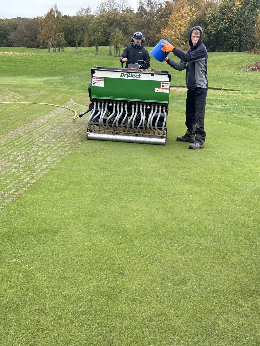Adam Williams (@adam_williams85) on Twitter photo Dryject <a href="/JacobSiems/">Jacob siems Dryject</a> <a href="/KenSiems/">Siems Turfgrass Ltd</a> in for annual greens renovation of sand injection with a intrigued stag watching 🦌 Dryject <a href="/JacobSiems/">Jacob siems Dryject</a> <a href="/KenSiems/">Siems Turfgrass Ltd</a> in for annual greens renovation of sand injection with a intrigued stag watching 🦌