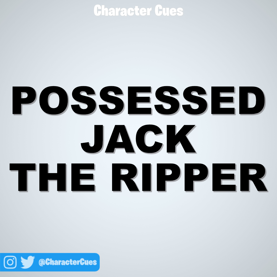 In a blood-stained Victorian top hat and coat, his eyes glowing with demonic fire. Whispering dark entities guide his every move, and an evil grin spreads across his face as he stalks the foggy streets, leaving chaos in his wake. #hauntober