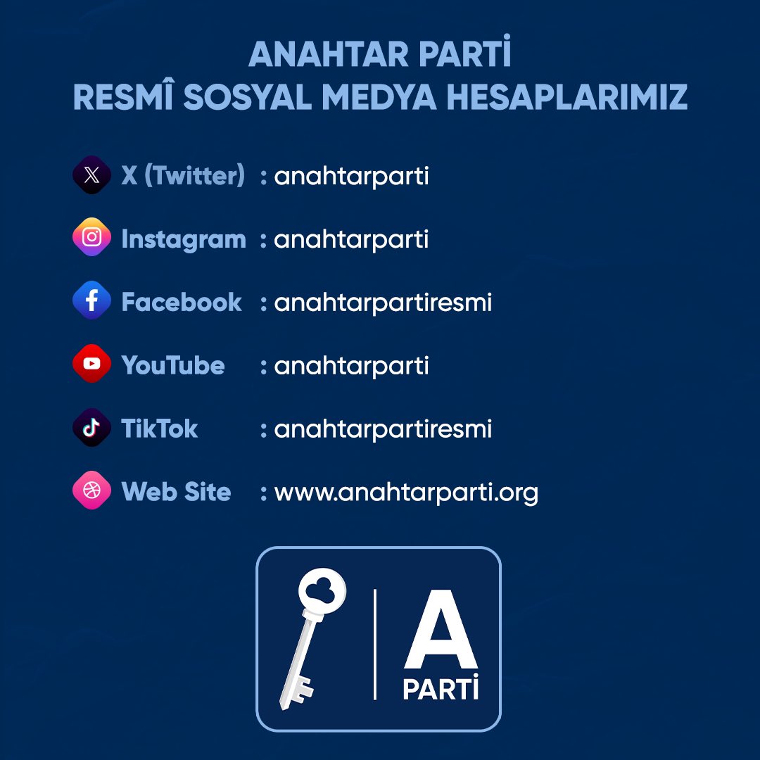 Türkiye'nin ve Türk Milleti'nin A Planı ve Problemleri Çözecek Anahtarı!

Partimiz, Türk Milleti'ne Hayırlı Olsun!
