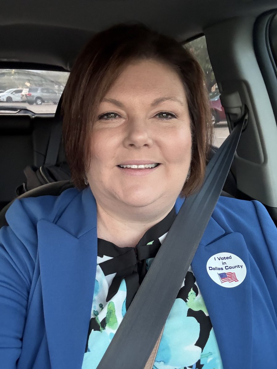 Early voting hours extended this week. Today and tomorrow 7-7, Wed- Fri 7-9 in Dallas County. VOTE!!