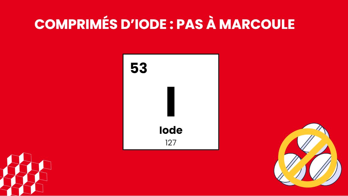 #Rappel | ⚪️ Comprimés d’iode : pas besoin à Marcoule !
Depuis l’arrêt de Phénix en 2009, le <a href="/CEA_Officiel/">CEA</a>  Marcoule n’a plus de réacteurs en fonctionnement. C’est pour cette raison qu’autour du centre on ne distribue plus de comprimés d’iode. 
Comment ca marche?  
Un thread 🧶