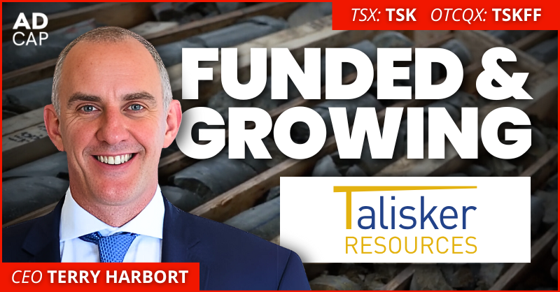 adelaide_cap's tweet photo. Missed Our Talisker Resources Webinar?

@Talisker_Ltd has secured $21.5 million in financing and is transitioning into production at the Bralorne Gold Project.

📺 Watch now: https://t.co/zfFJTGlZSK

🇨🇦 TSX: $TSK.TO  🇺🇸 OTCQX: $TSKFF

#Gold #Webinar #AdCap #Mining
