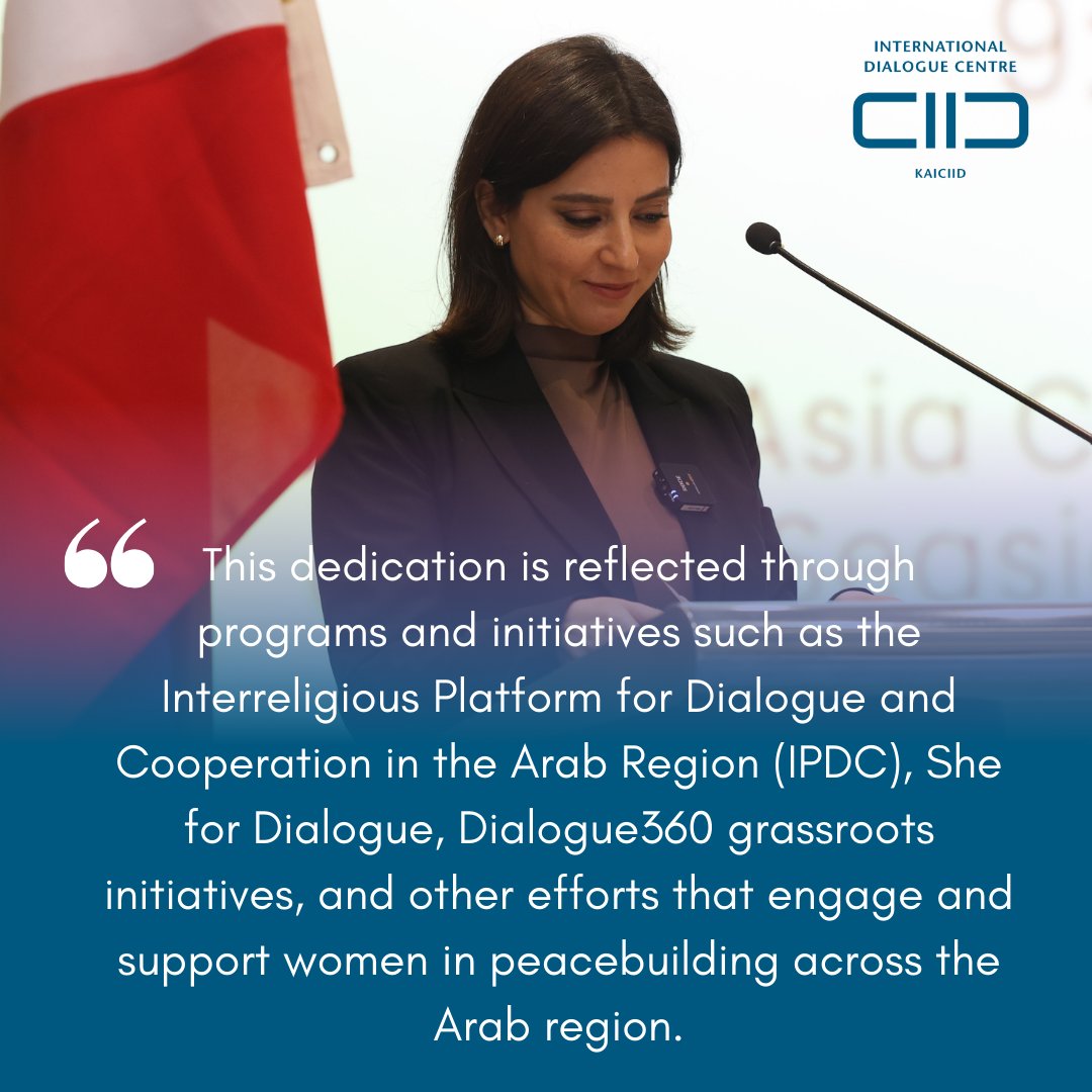 KAICIID's tweet photo. This morning, the #Interfaith Forum on #Women, #Peace, and #Security launched in #Manila, #Philippines! 👏   

Ms. Maya Sukar, KAICIID’s Programme Officer for the #Arab region, opened with a message emphasising the critical role of #dialogue in #peacebuilding and presented KAICIID's strategy for the Arab region to advance women’s leadership in peace and security. 🌎   

We’re proud to support this significant event in collaboration with @PCIDupdates, @iclrsorg, @religions4peace, and Uniharmony Partners Manila. 🤝  

#ICWPS2024 #WomenPeaceSecurity #WPS #EmpowerHer