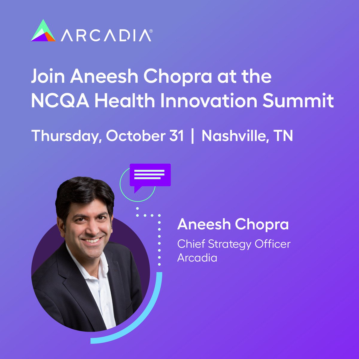 It's on Halloween, but there's nothing spooky about data sharing! 🎃

At the <a href="/NCQA/">NCQA</a> Health Innovation Summit, <a href="/aneeshchopra/">Aneesh Chopra</a> shows how healthcare organizations can create data-sharing strategies that improve patient outcomes.  

10/31 1:20–2:05 pm Register: events.ncqa.org/his2024/sessio…