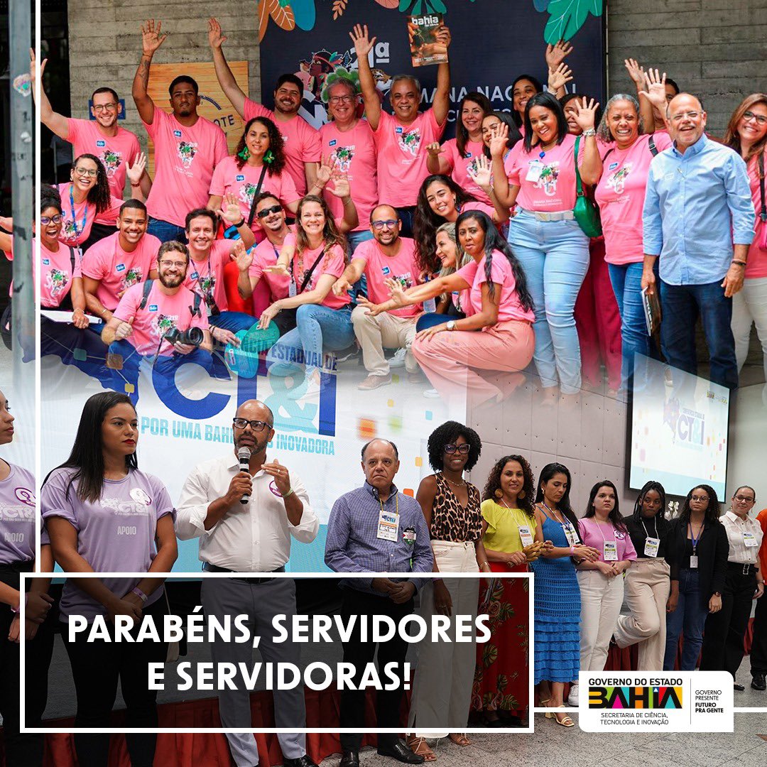sectibahia's tweet image. Hoje celebramos quem faz a diferença todos os dias! 🙌 No #DiaDoServidorPúblico, nossa homenagem vai para quem, com dedicação e competência, constrói um futuro melhor para a Bahia. Vocês são a base da inovação e da transformação! Parabéns! 🚀 #BahiaInovadora #Secti