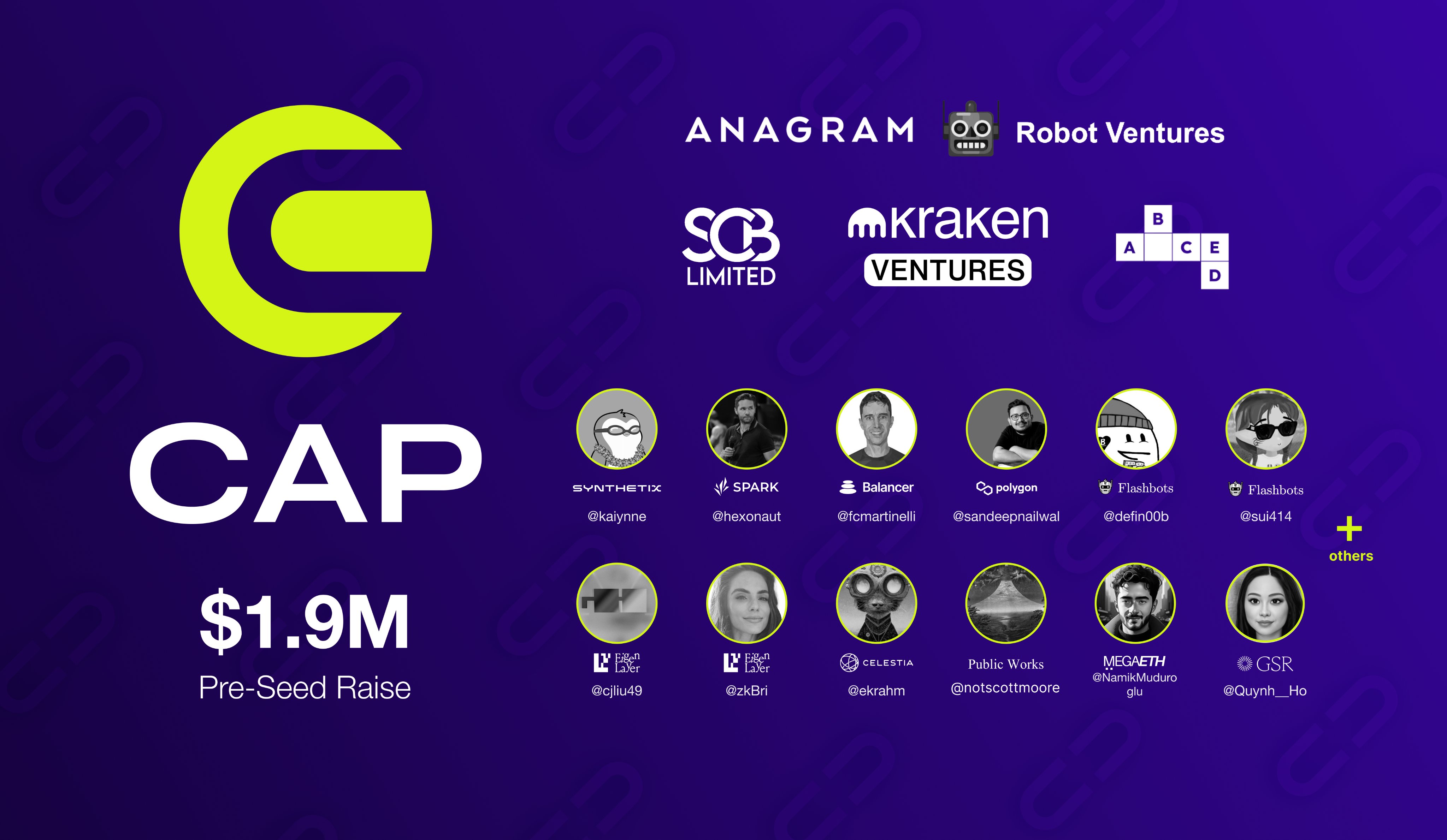 Cap x Chainlink integration artwork on Ethereum mainnet