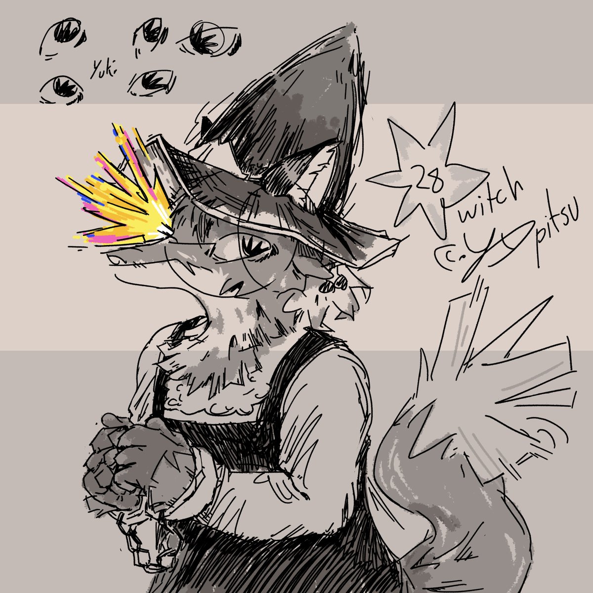 yupitsu's tweet image. 28. Witch