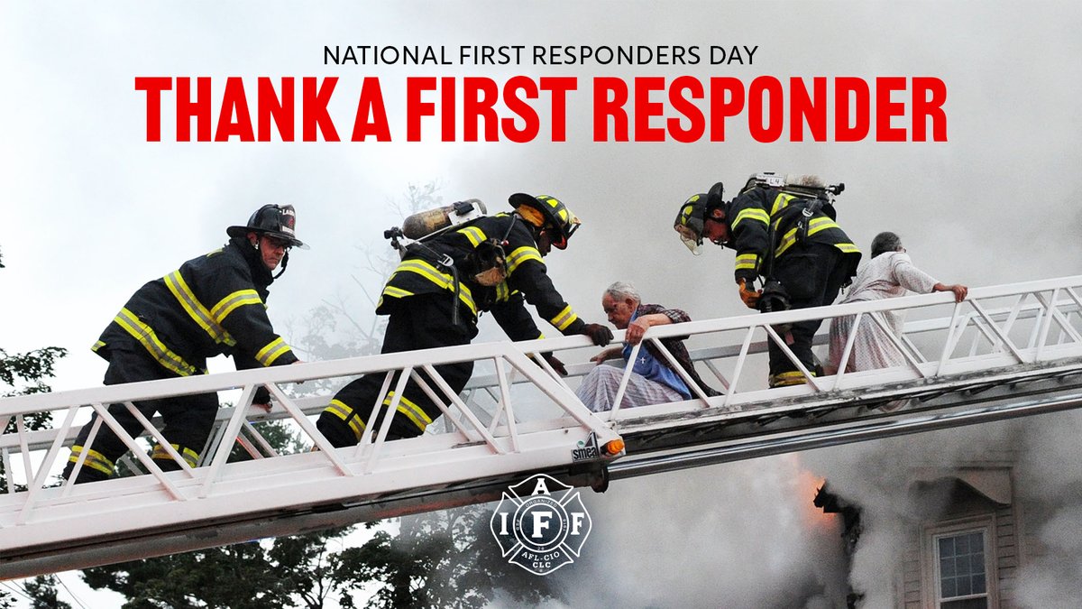 🔥 On this National #FirstRespondersDay, we pay tribute to the courageous #IAFF members who put their lives on the line daily to protect and support their communities.

Thank you for your dedication and service!