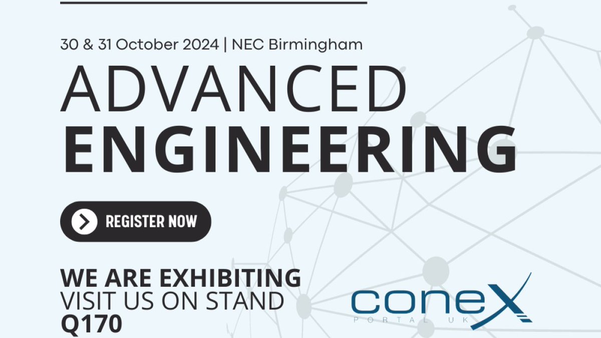 EquilibriumRisk's tweet image. A glimpse behind the scenes, getting ready for #AdvancedEngineering 👀
Don't miss the Advanced Engineering Show on October 30th and 31st at the NEC, Birmingham. We’re exhibiting with some of the community at ConeX Portal. Visit us at stand Q170 - right next to the main stage
