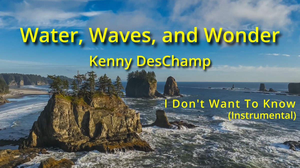 I considered the instrumental rendition of I Don't Want To Know to be impressive on its own merit, so I shared it with Kevan Smith, to gather his thoughts. Below is his take on the piece. Click the link below to enjoy "Water, Waves, and Wonder".
youtu.be/sDD6sADak8Q