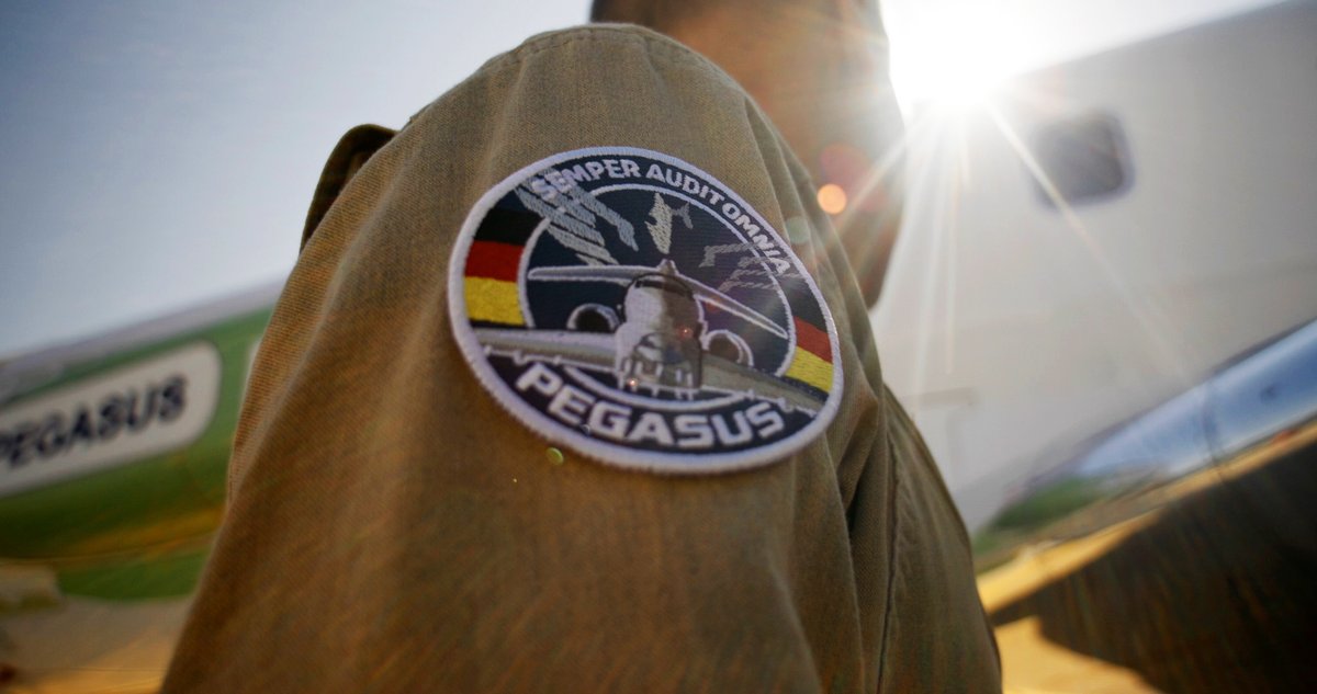 Bombardier's tweet image. #ICYMI - Last week, @hensoldt, @LHTechnik and #BombardierDefense announced that the #PEGASUS aircraft has completed its first flight out of @Bombardier’s facility in Wichita, Kansas.

With this new milestone, the first aircraft out of three to integrate the HENSOLDT “Kalætron