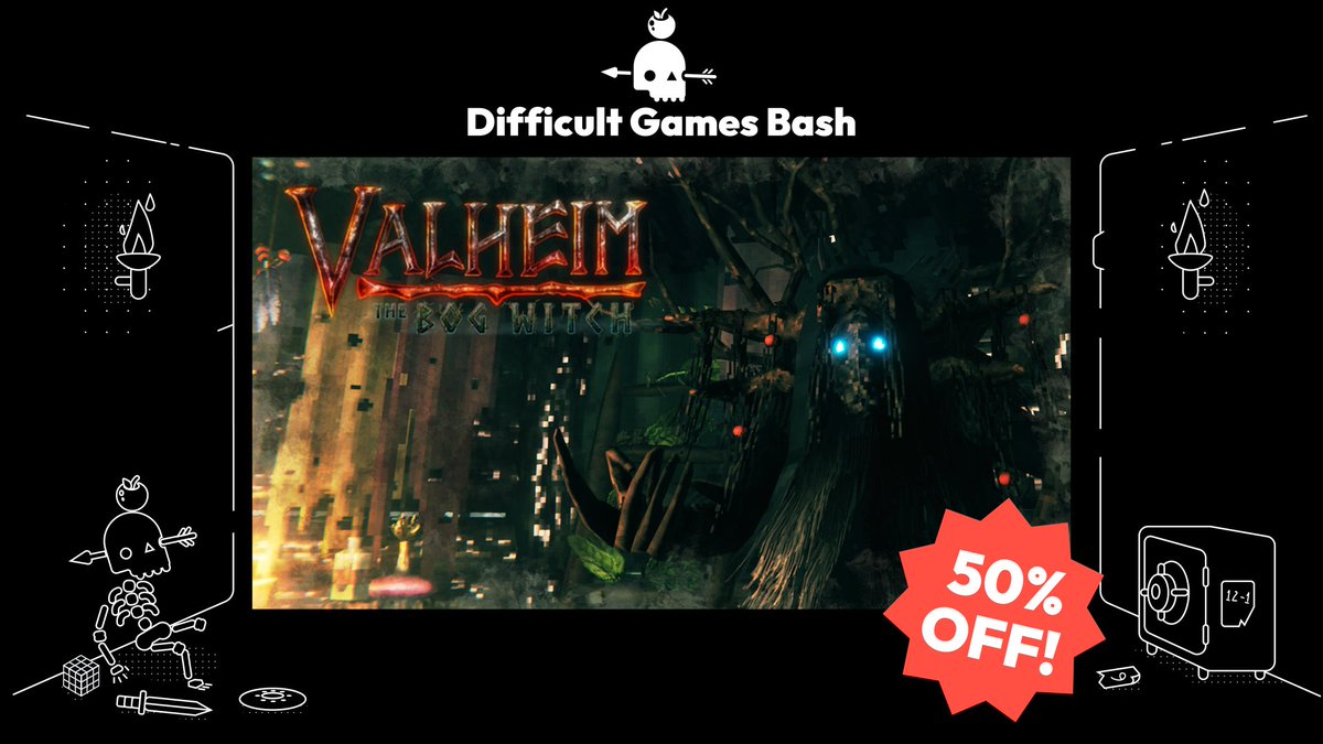 Valheimgame's tweet photo. This week #Valheim is part of the Difficult Games Bash on Steam, meaning you can get it for half price! https://t.co/Pgm4j7b0GX