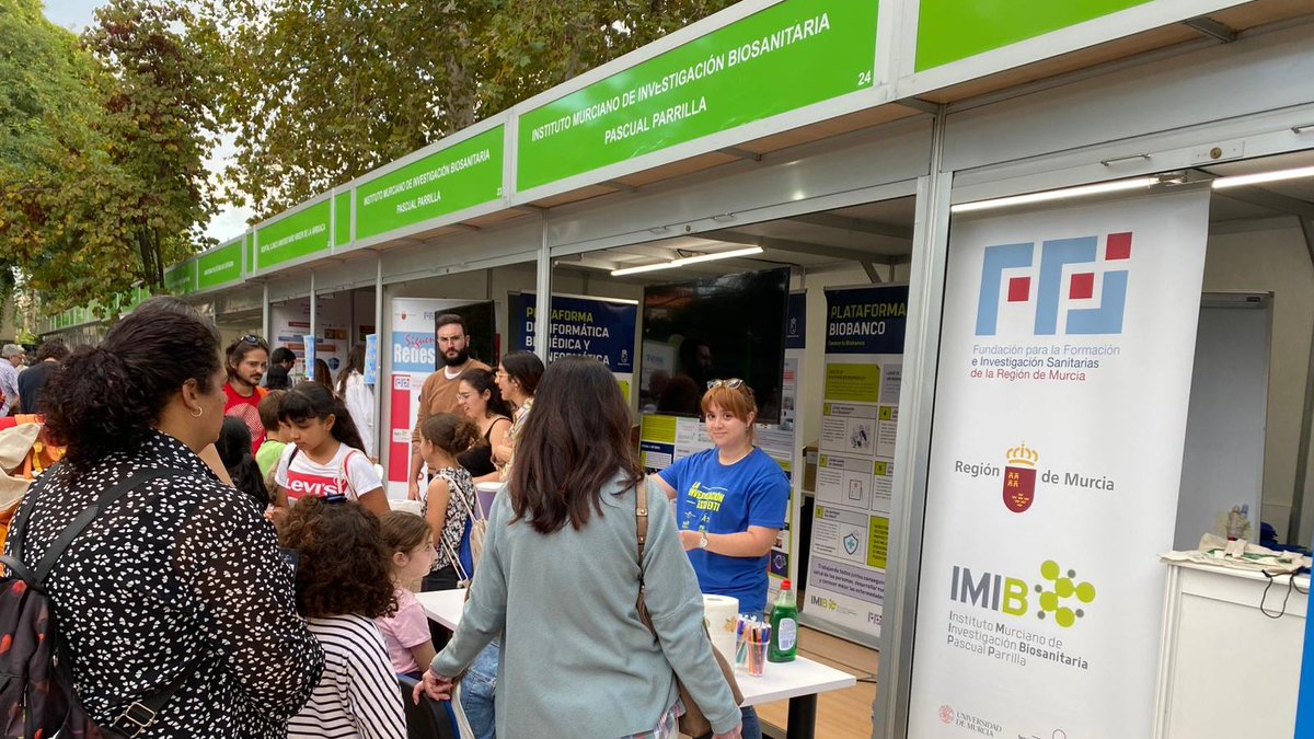 The OCAILab group together with the Obesity, Diabetes, and Metabolism group from the IMIB, participated in the Science and Technology Week of the Region of Murcia 2024 held at the Malecón Garden. We thank our colleague Verónica Navarro for representing OCAI in this activity.