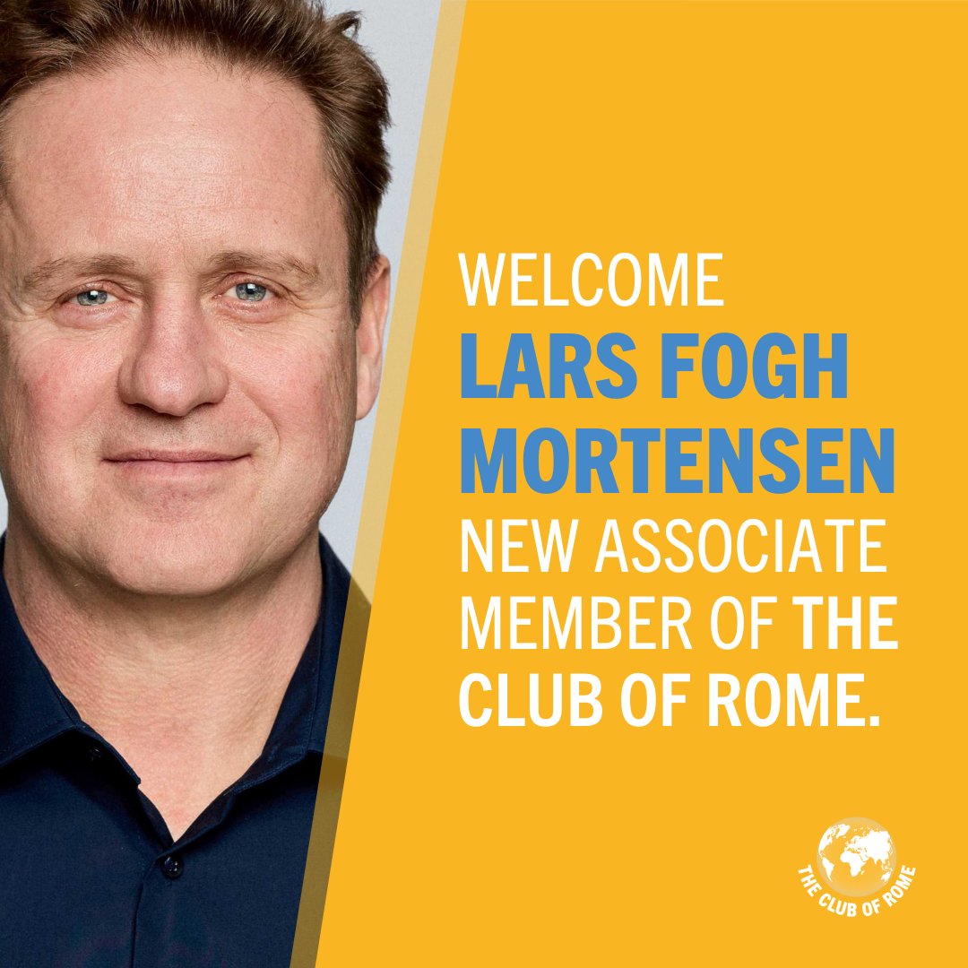 The Club of Rome (@clubofrome) on Twitter photo We’re excited to welcome <a href="/MortensenEU/">Lars Fogh Mortensen</a>, sustainability economist and co-founder of <a href="/WEAll_Alliance/">Wellbeing Economy Alliance - WEAll</a>, to The Club of Rome. His experience at <a href="/EUEnvironment/">EU EnvironmentAgency</a> and <a href="/OECD/">OECD ➡️ Better Policies for Better Lives</a> bolsters our commitment to sustainable development.
Find out more 👇
🔗 clubofrome.org/member/mortens… We’re excited to welcome <a href="/MortensenEU/">Lars Fogh Mortensen</a>, sustainability economist and co-founder of <a href="/WEAll_Alliance/">Wellbeing Economy Alliance - WEAll</a>, to The Club of Rome. His experience at <a href="/EUEnvironment/">EU EnvironmentAgency</a> and <a href="/OECD/">OECD ➡️ Better Policies for Better Lives</a> bolsters our commitment to sustainable development.
Find out more 👇
🔗 clubofrome.org/member/mortens…