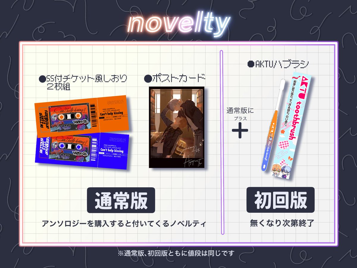 🪥彰冬キスアンソロジーノベルティまとめ✒️