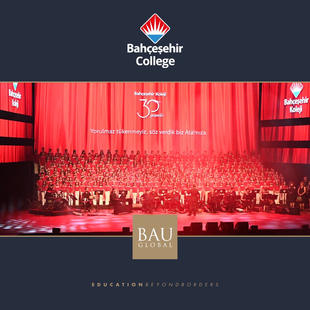 Bahçeşehir College celebrated the 101st anniversary of the Republic of Türkiye with the Republic's Youth Concert. <a href="/bahcesehir_k12/">Bahçeşehir Koleji</a>