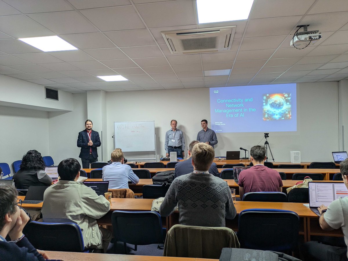 #CNSM2024 conference started and so started also the #NeSecOr workshop! We already saw a presentations of short papers and <a href="/ResilMesh_eu/">Resilmesh Project</a> project and a wonderful keynote by Martin Diviš and Dominik Soukup from <a href="/Cisco/">Cisco</a> , more sessions follow!