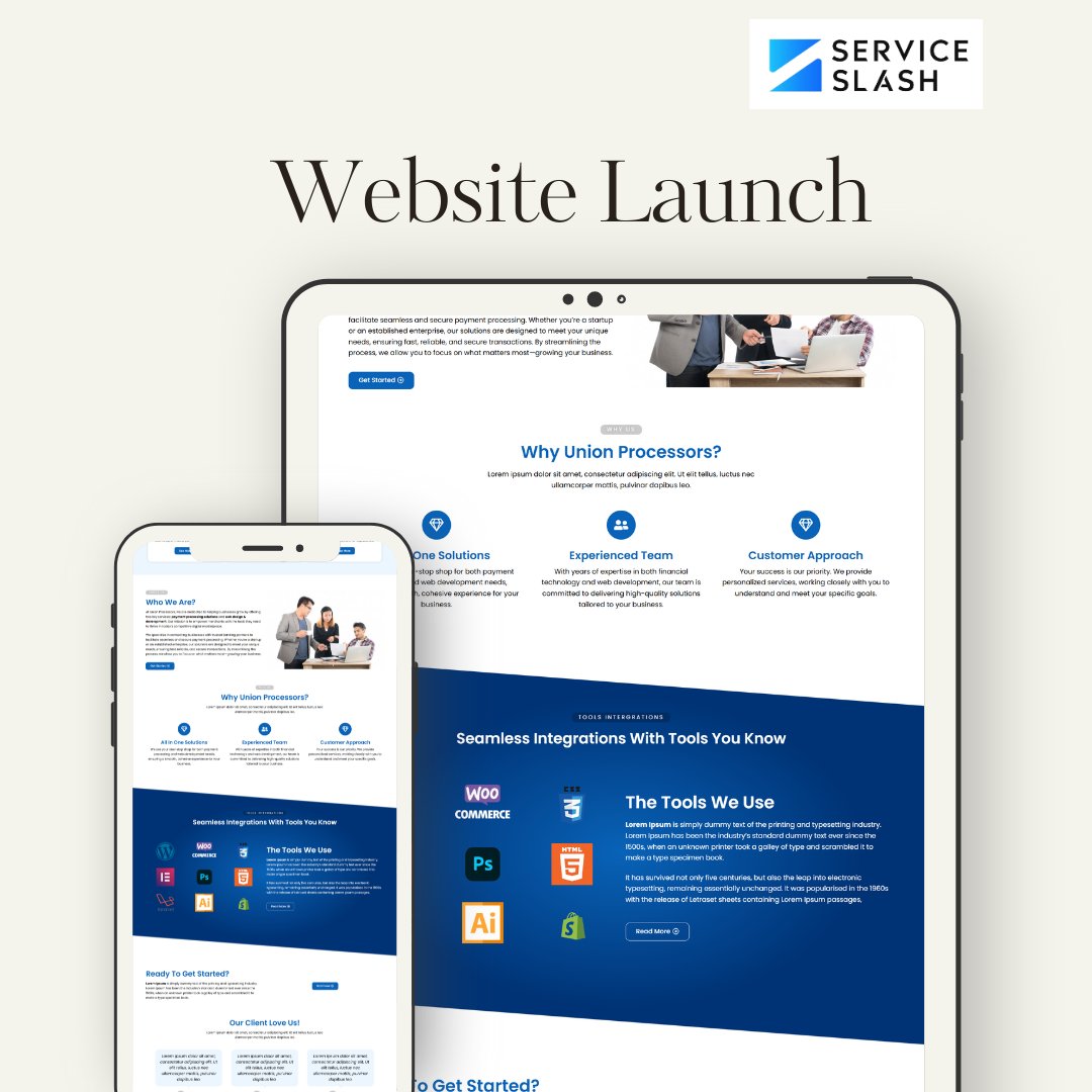 🚀 New Website Launch! 🚀 We’re excited to reveal the brand-new site for Union Processors—experts in secure and efficient payment solutions! 💳✨ Another project completed by #ServiceSlash! Ready to elevate your brand? Let’s make it happen! 🌐💡 #WebDesign #PaymentSolutions