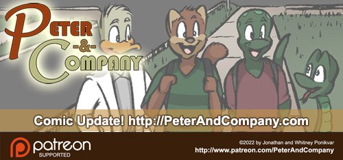 In today's new page of Peter &amp; Company, it's a new day and the start of the class field trip to the museum... Which apparently is a regular destination for Guardians? peterandcompany.com/20241028 #webcomic #furryart