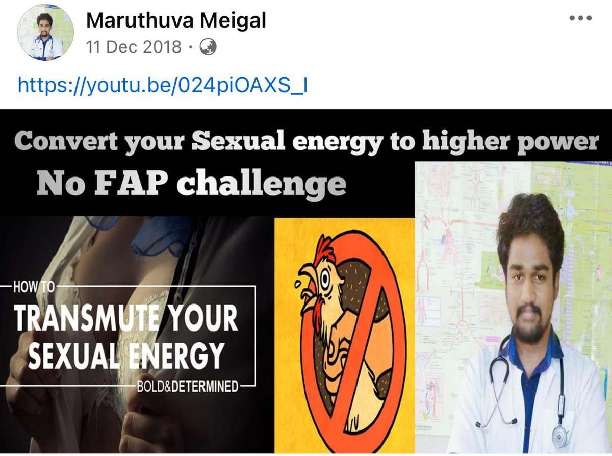 HPhobiaWatch's tweet photo. Chal bey Hakim, Ab bata

How you became Maruthuva Meigal to Dr Hussain?

Why oncologist making videos on sexual energy &amp; Fap challenge?

Why your FB is inactive since 2019? 

Why you were writing mostly tamil on FB but no tamil on twitter?

Why you haven't changed DP since 2014? https://t.co/WIwzPa5qoY