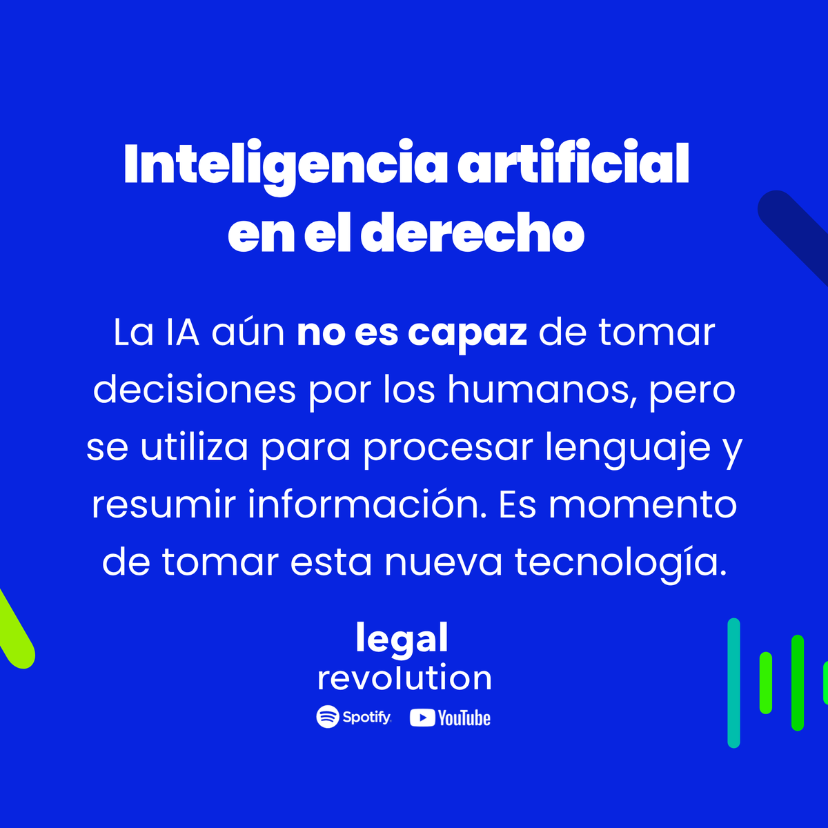 🔐 ¿Cómo afecta la ciberseguridad y la inteligencia artificial al mundo legal? En el último episodio de Legal Revolution junto a Andrés Pumarino, abordamos los temas más relevantes para los abogados modernos.

🎧 Escucha el episodio completo en YouTube o Spotify!