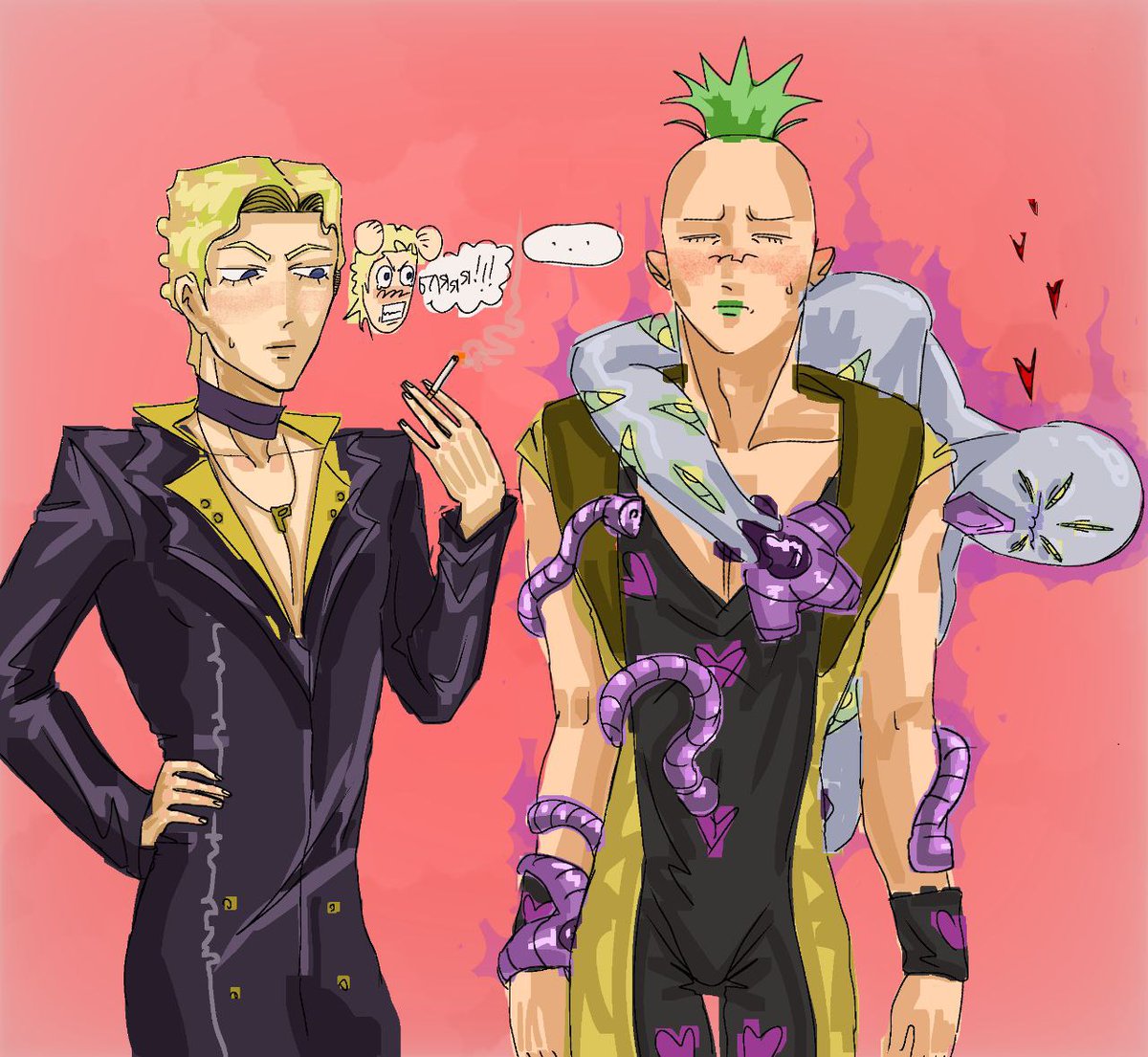 encyenc's tweet image. grateful dead acts a little affectionable towards pesci

#jojo #prosciutto #pesci