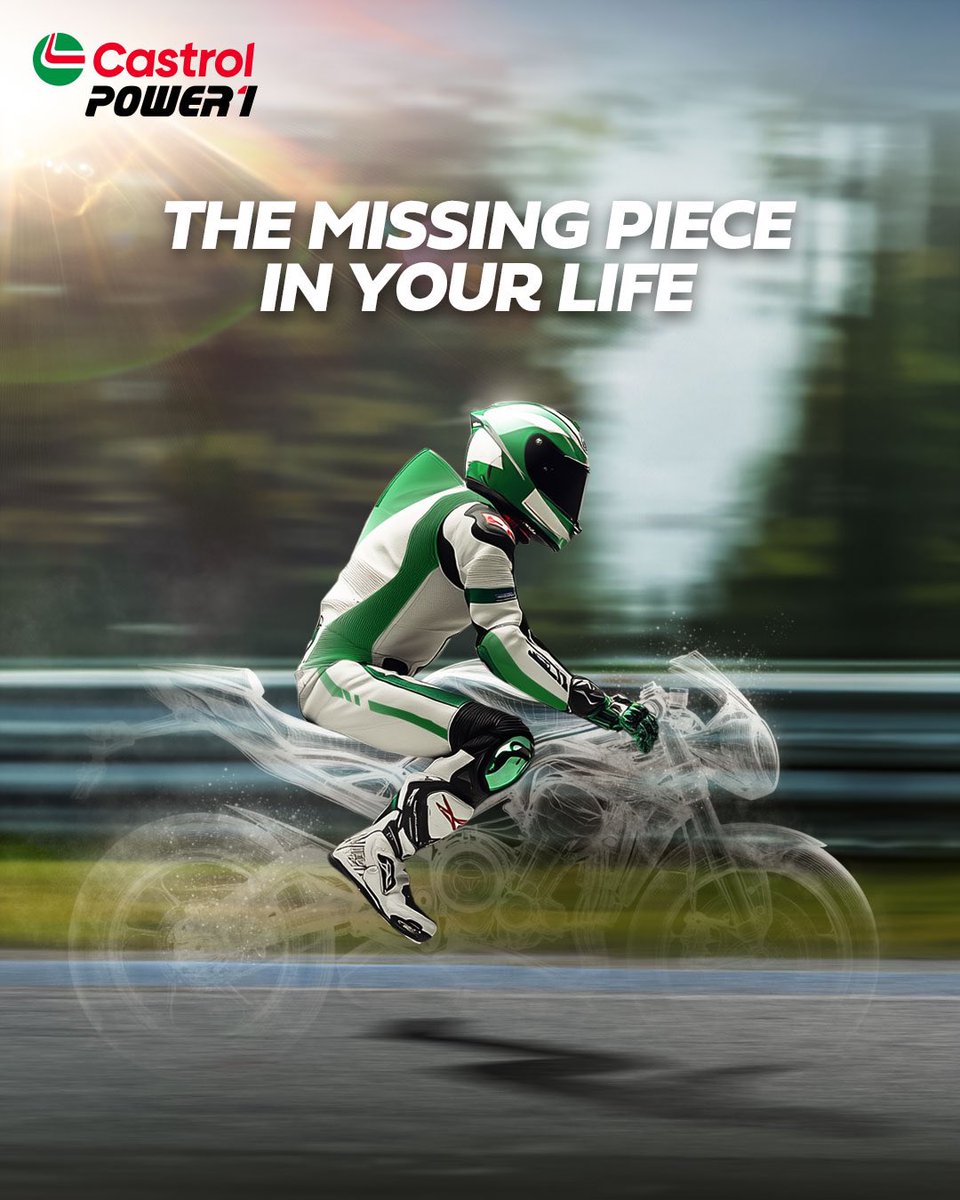 castrolbiking's tweet photo. You’re incomplete without it!

The superbike of your dreams is waiting! Castrol POWER1 Scan &amp; Win gives you the chance to fill that missing piece and ride off in style. https://t.co/E8A0DlbttJ