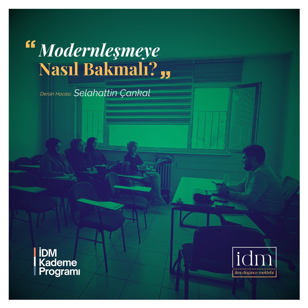 İDM Kademe Programı devam ediyor ✍️

Faruk Karaarslan’ın “Günümüzde Sosyal Teoriyi Yeniden Konumlandırmak” dersiyle başlayan kademe eğitimi rutin programında devam ediyor.

Fikriyat yazılarına ulaşmak ve diğer gelişmelerden haberdar olmak için sitemizi ziyaret edin. Link bio’da.