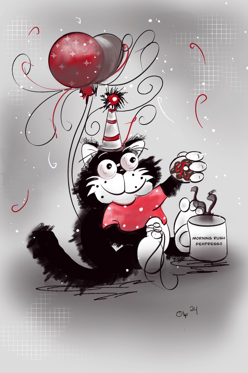 Lisa Poggioli (@caseybella3) on Twitter photo Happy âŠ<a href="/AnimalAlphabets/">Animal Alphabets</a>â© Monday Everybody!! ..M is for #MaineCoon! ⊠Dex is part Maine Coon kitty so he thought he would take over this morning!! Dexpresso and Cake all around!! đ»âïžđ⊠#animals #partyanimals #lovedex #illustration #cartoon #AnimalAlphabets Happy âŠ<a href="/AnimalAlphabets/">Animal Alphabets</a>â© Monday Everybody!! ..M is for #MaineCoon! ⊠Dex is part Maine Coon kitty so he thought he would take over this morning!! Dexpresso and Cake all around!! đ»âïžđ⊠#animals #partyanimals #lovedex #illustration #cartoon #AnimalAlphabets