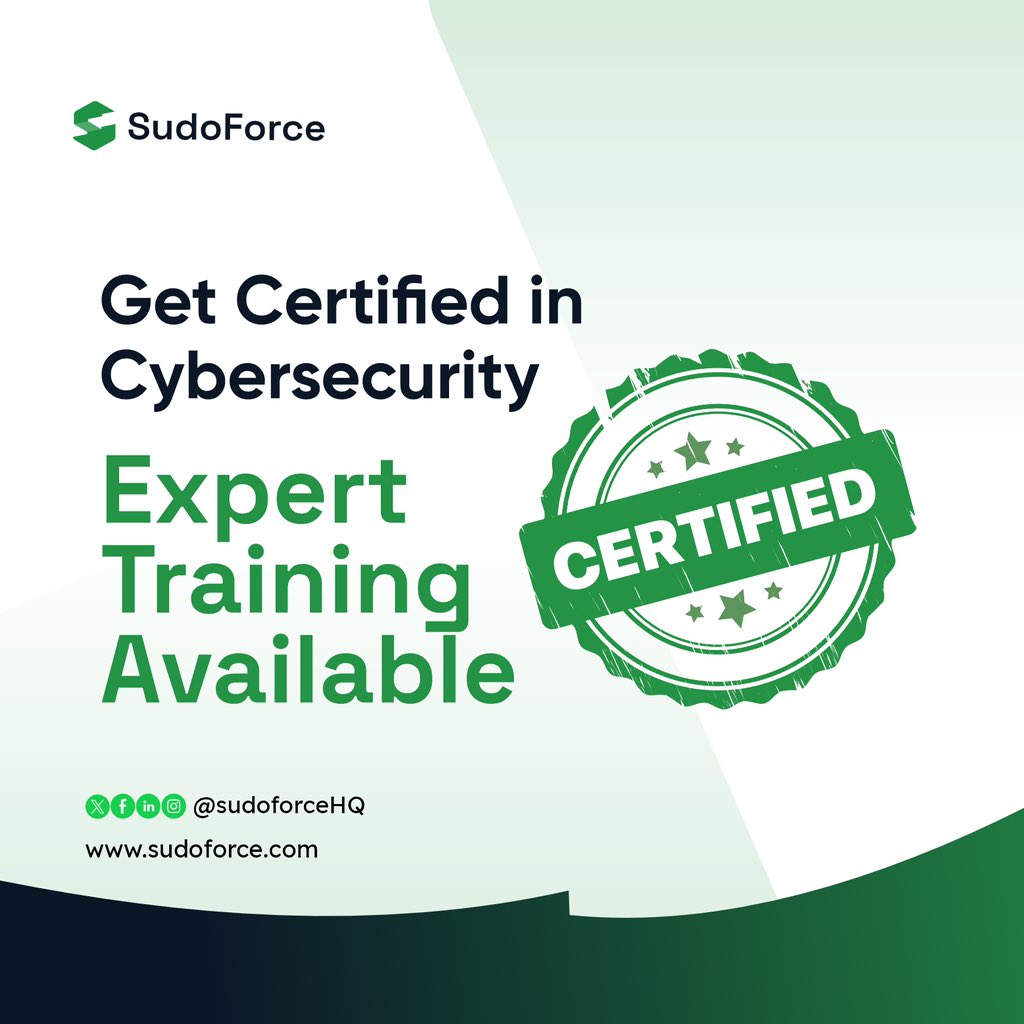 Future-Proof Your Career!

Become a cybersecurity expert with our comprehensive cybersecurity training!

Stay ahead of threats and secure your future!

#CybersecurityTraining #Certification #CareerAdvancement