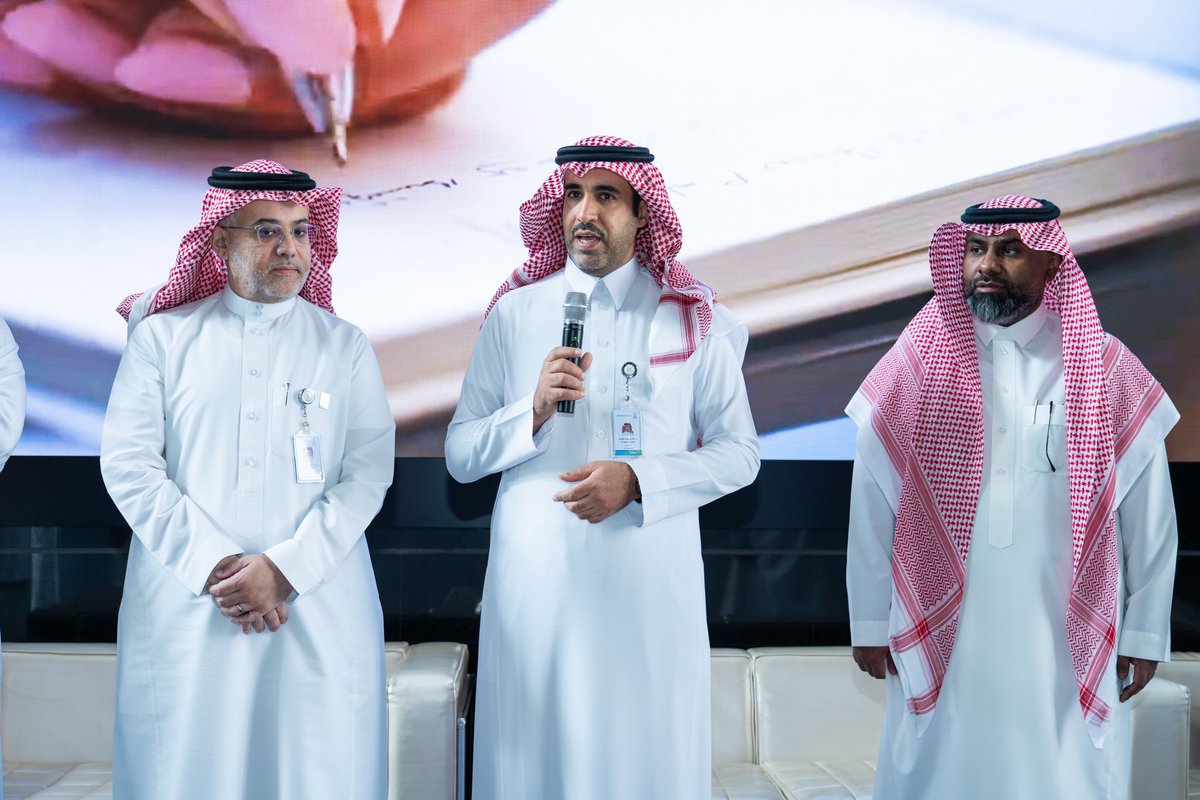 mawhiba's tweet photo. بالشراكة بين #موهبة وهيئة الإذاعة والتلفزيون @saudiatv
أُقيم حفل انطلاق برنامج #سمات، بحضور أمين عام موهبة المكلف د. خالد الشريف ومدير عام الإنتاج في هيئة الإذاعة والتلفزيون أ. سعد العون، ويُعد أول برنامج وثائقي سعودي مُخصص للموهوبين والموهوبات. https://t.co/EEukgDDiSM