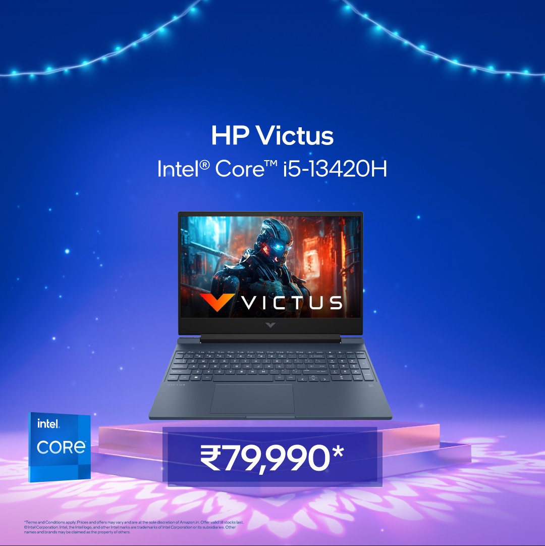 IntelIndia's tweet photo. Deals that feel like opening the ultimate crate! Just #FilterByIntel to find Deals worth Celebrating on gaming laptops powered by Intel® Core™ processors, now available on @amazonIN!
Shop now, check the link: https://t.co/SmnsHMLlyc
#Sale #IntelIndia https://t.co/n6dlLbREOH