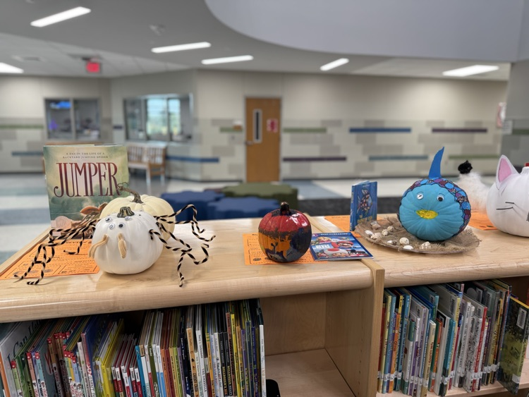 The first graders have worked so hard on their book character pumpkins and book reviews!