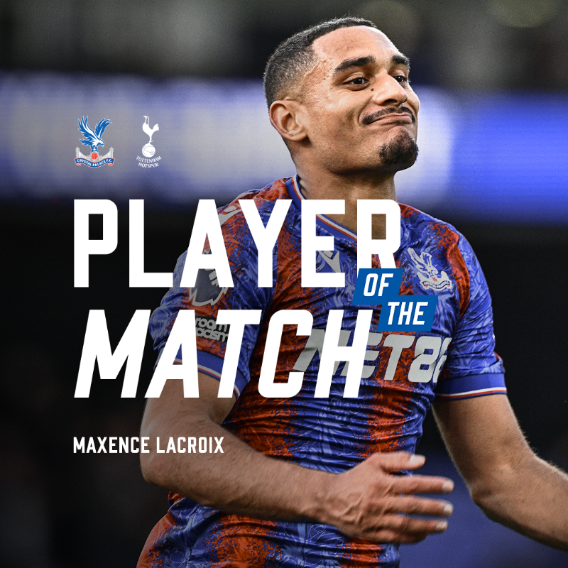 CPFC's tweet photo. More than deserved.

What a performance from Max yesterday 😍

#CPFC