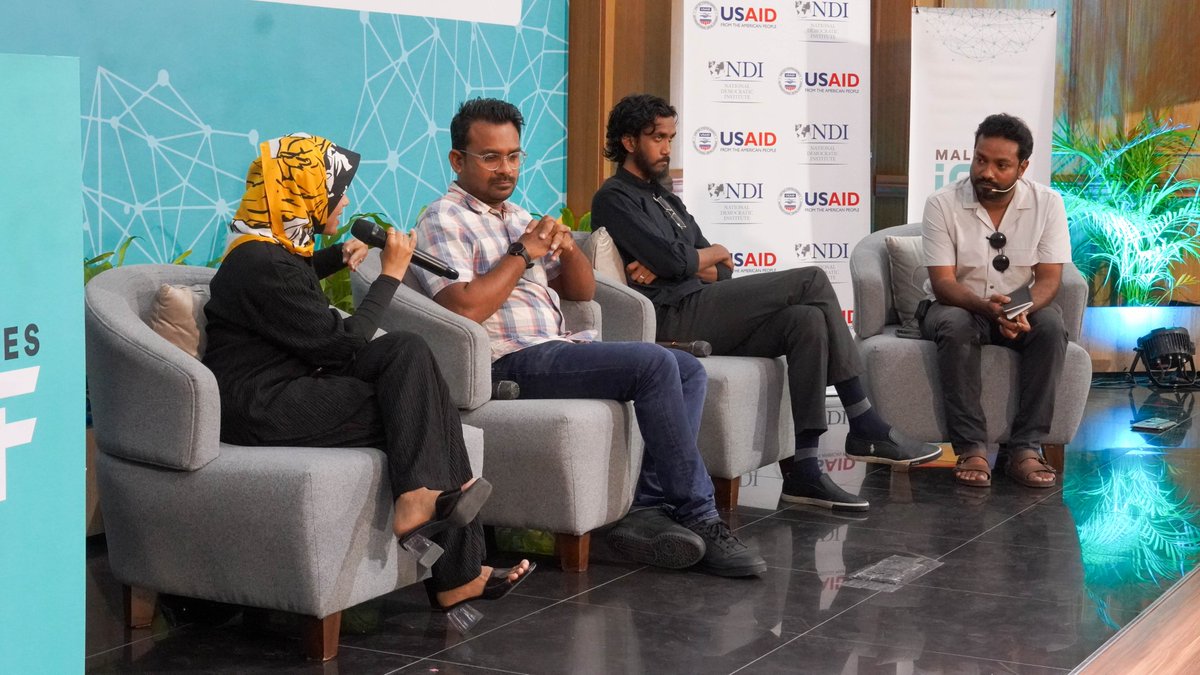 At #mvigf, the <a href="/mjamaldives/">Maldives Journalists Association</a>  led a powerful discussion on the rising tide of online harassment and violence against journalists. As news consumption shifts online, so do the threats—and it’s time to act.

📝Key Insights: 
- Anonymous Harassment: With no cybercrime law in place,