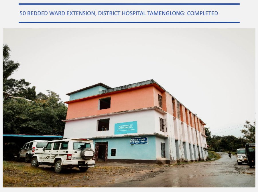Tamenglong: From Challenges to Progress

Once among Manipur’s most underdeveloped districts, Tamenglong is now rising as a beacon of growth and opportunity under the BJP/NDA government. Sharing some glimpse of our humble efforts;

* District Court Building- Completed

* FCI