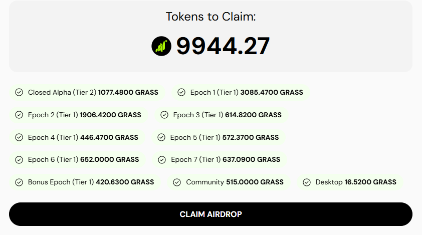 Crypto_Pranjal's tweet photo. Grass Airdrop Claim is Now Live! 🪂

Claim here: https://t.co/mSAfF4wi5G

The listing goes live in 30 minutes on top exchanges, including KuCoin, Gate, OKX, and more.

Personally, I’m going to stake it and hold on—selling isn’t in my plan! What about you?