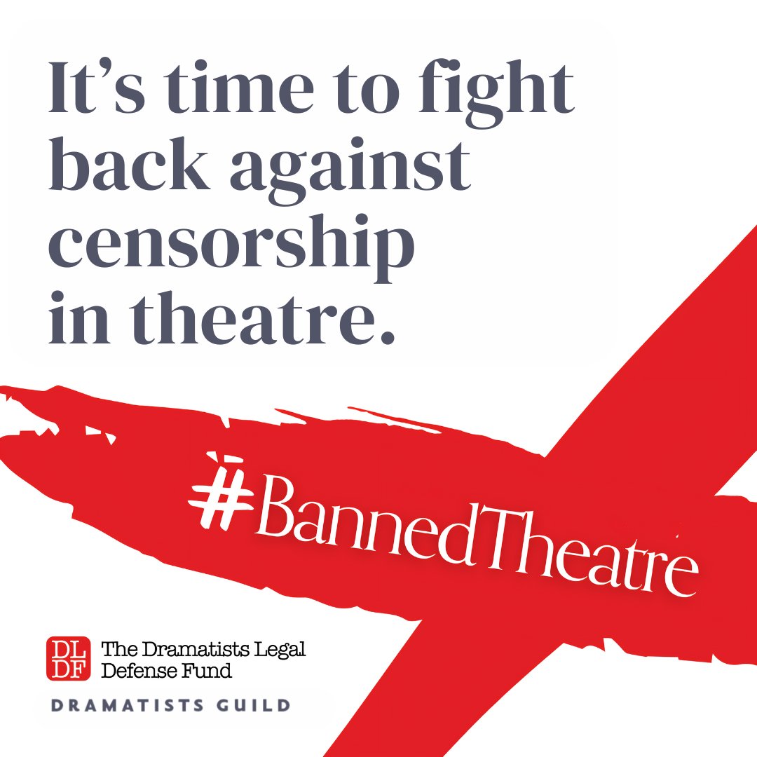 To raise awareness regarding the societal dangers of censorship in the theatre industry, and at large, the DLDF and the Dramatists Guild present the second annual Banned Theatre Week, October 28-November 1. 

This week's content will explore the dire consequences that can arise