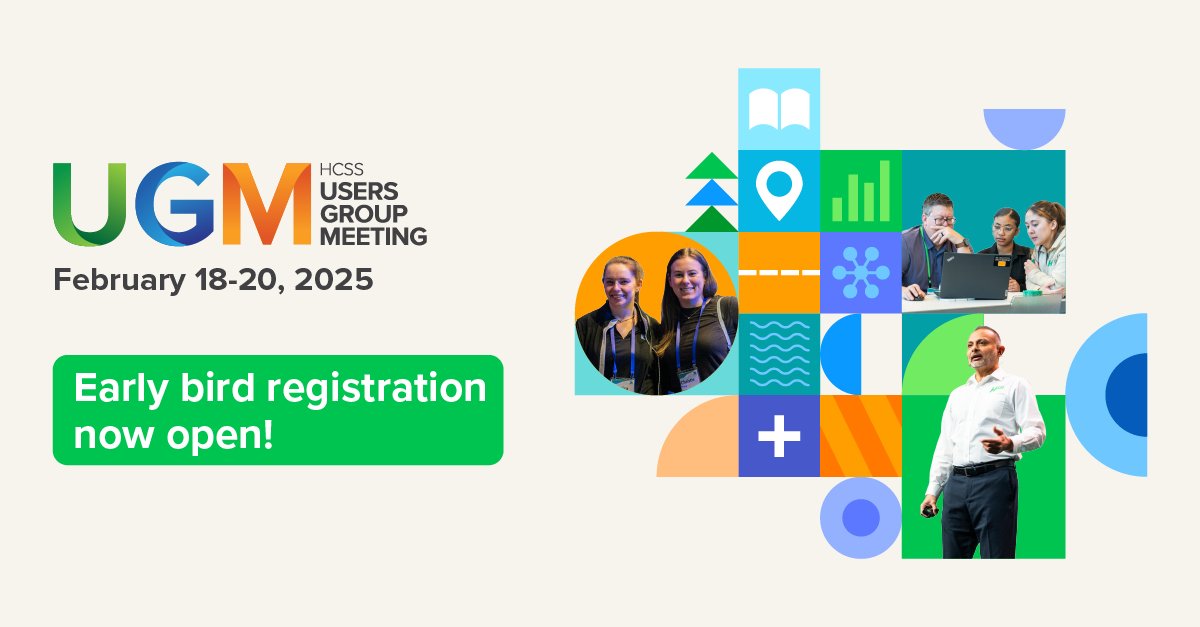hcss's tweet image. Our biggest event, UGM 2024, sold out this year. Don&apos;t miss your chance to register for 2025! Take advantage of our Early Bird discount today ugm.hcss.com

#HCSSsoftware #hcssUGM