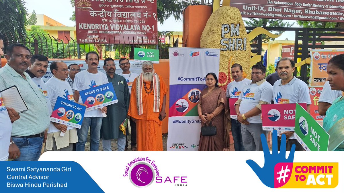 safeindia2015's tweet image. We remind our demand to implement around our schools. 25 KM/H can save our school children around schools. #MakeitSafe #CommitToAct
@RoadSafetyNGOs @STAOdisha @CTOdisha
@AMITABHTHAKUR21 @ushapadhee1996
@Sulochana_Apa @bmcbbsr @BSCL_BBSR
@BDA_BBSR @BibhutiJena93 @babusinghodisha