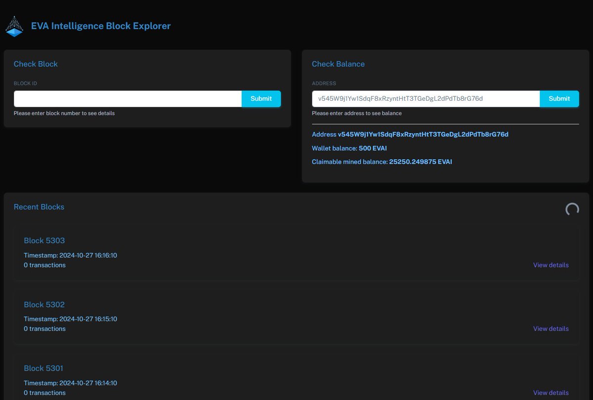 EVA Labs Intelligence Foundation tweet media