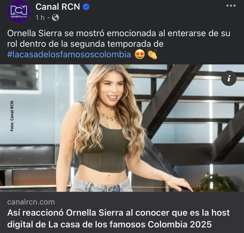 buernellaOM's tweet photo. Buenos días! 
La pinky presentadora💖
Por esos días por venir por esos brindis para mi!!! 
Un día lo manifestamos y hoy lo celebramos .
Te amamos Ornella sierra.!!Lo lograste!!
@ornellasierra1 
#buernella 
#Buernella https://t.co/qokckcPIjy