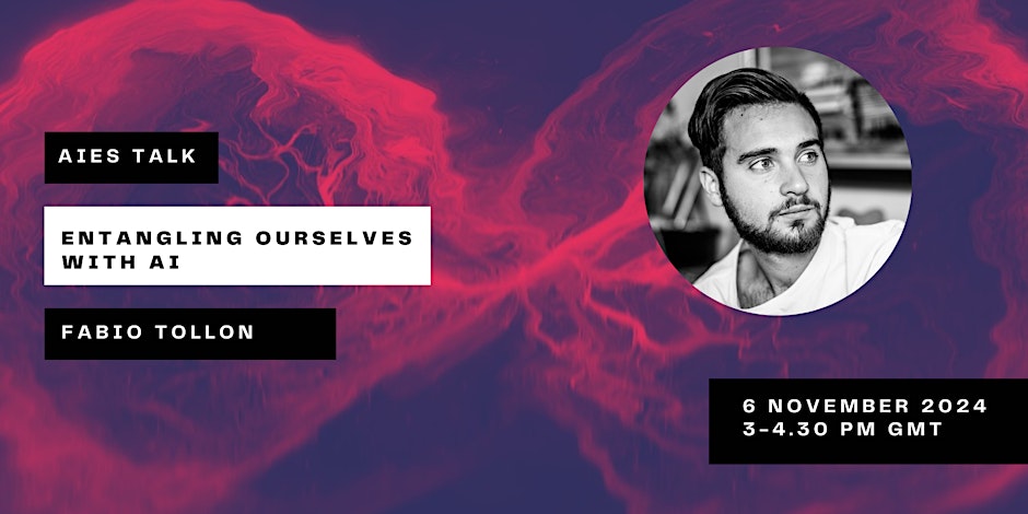 AIES Edinburgh (@aies_edinburgh) on Twitter photo 📢 Our AIES Talk Series is back! We are excited to have <a href="/F_tollon/">Fabio Tollon</a> (@Braid_UK) discussing the conditions, implications and limits of 'moral entanglement' as an approach to responsible #AI. Register here: tinyurl.com/aiesedinburgh 📢 Our AIES Talk Series is back! We are excited to have <a href="/F_tollon/">Fabio Tollon</a> (@Braid_UK) discussing the conditions, implications and limits of 'moral entanglement' as an approach to responsible #AI. Register here: tinyurl.com/aiesedinburgh