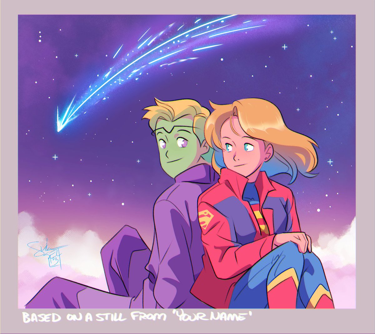 kal8elle's tweet photo. By @comickergirl 
#Superman #Supergirl #KaraZorEl #Brainiac5 #QuerlDox #LegionOfSuperHeroes https://t.co/1rYTFB4ow6