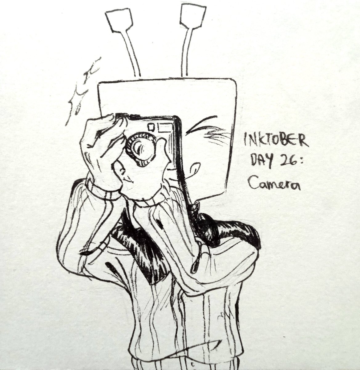 INKTOBER 2024 (Day 26): Camera 

Say cheese! 

#adudu